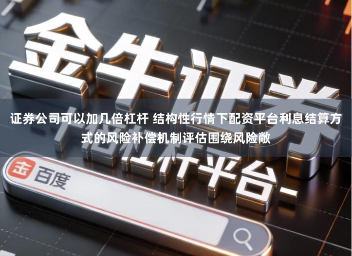 证券公司可以加几倍杠杆 结构性行情下配资平台利息结算方式的风险补偿机制评估围绕风险敞