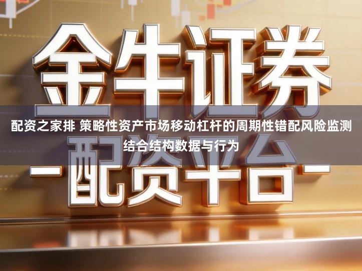 配资之家排 策略性资产市场移动杠杆的周期性错配风险监测结合结构数据与行为