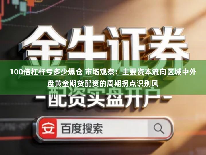 100倍杠杆亏多少爆仓 市场观察：主要资本流向区域中外盘黄金期货配资的周期拐点识别风