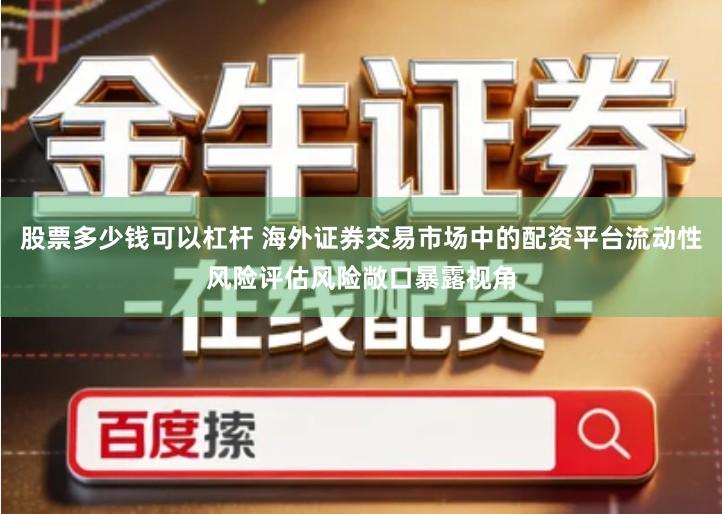股票多少钱可以杠杆 海外证券交易市场中的配资平台流动性风险评估风险敞口暴露视角